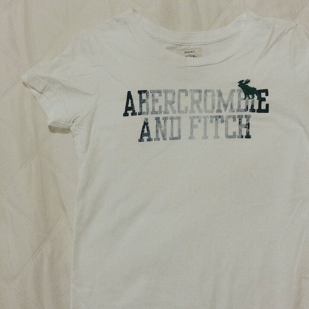 White Logo Tee